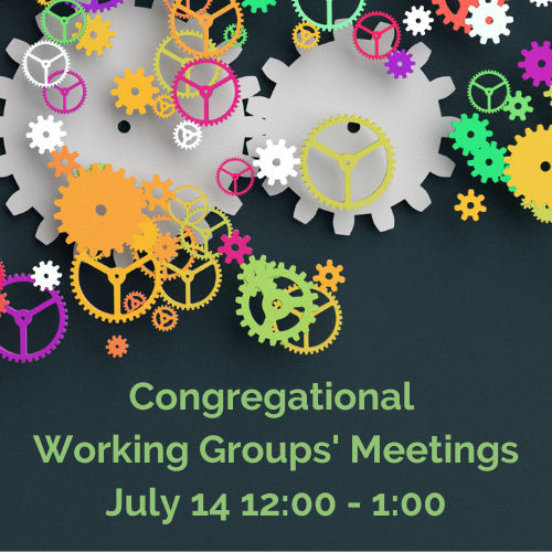 Congregational Working Groups Meeting July 14, 2024