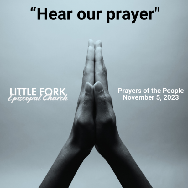 Prayers of the People November 5, 2023
