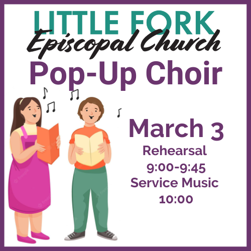 Pop-Up Choir March 3, 2024