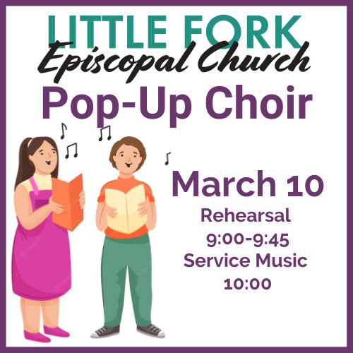 Pop-Up Choir March 10, 2024