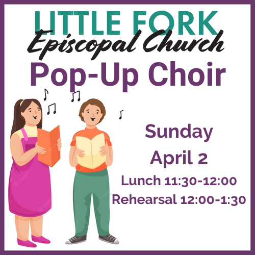 Pop-Up Choir April 2,  2023