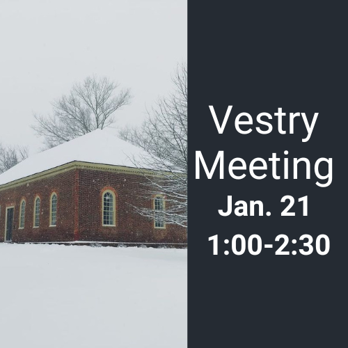Vestry Meeting January 21, 2024 Agenda & Minutes