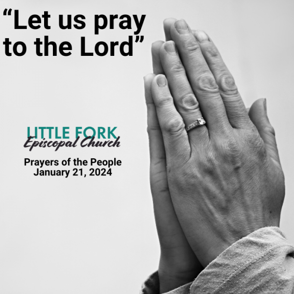 Prayers of the People January 21, 2024