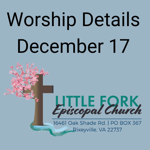 Worship Service & Livestream December 17, 2023