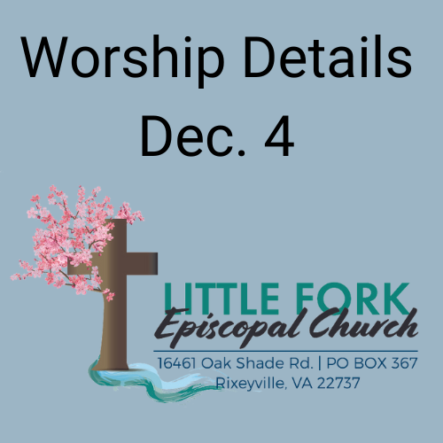 Worship Service & Livestream December 4