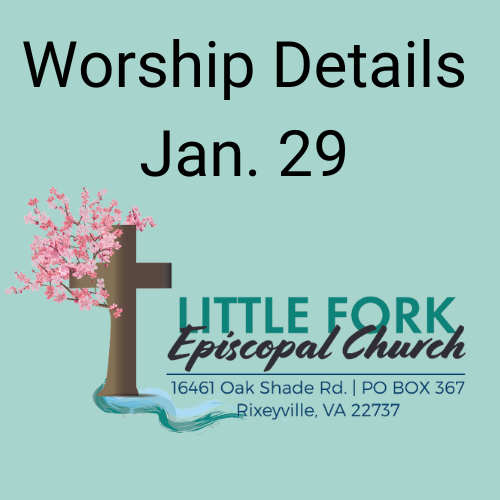 Worship Service & Livestream Jan. 29